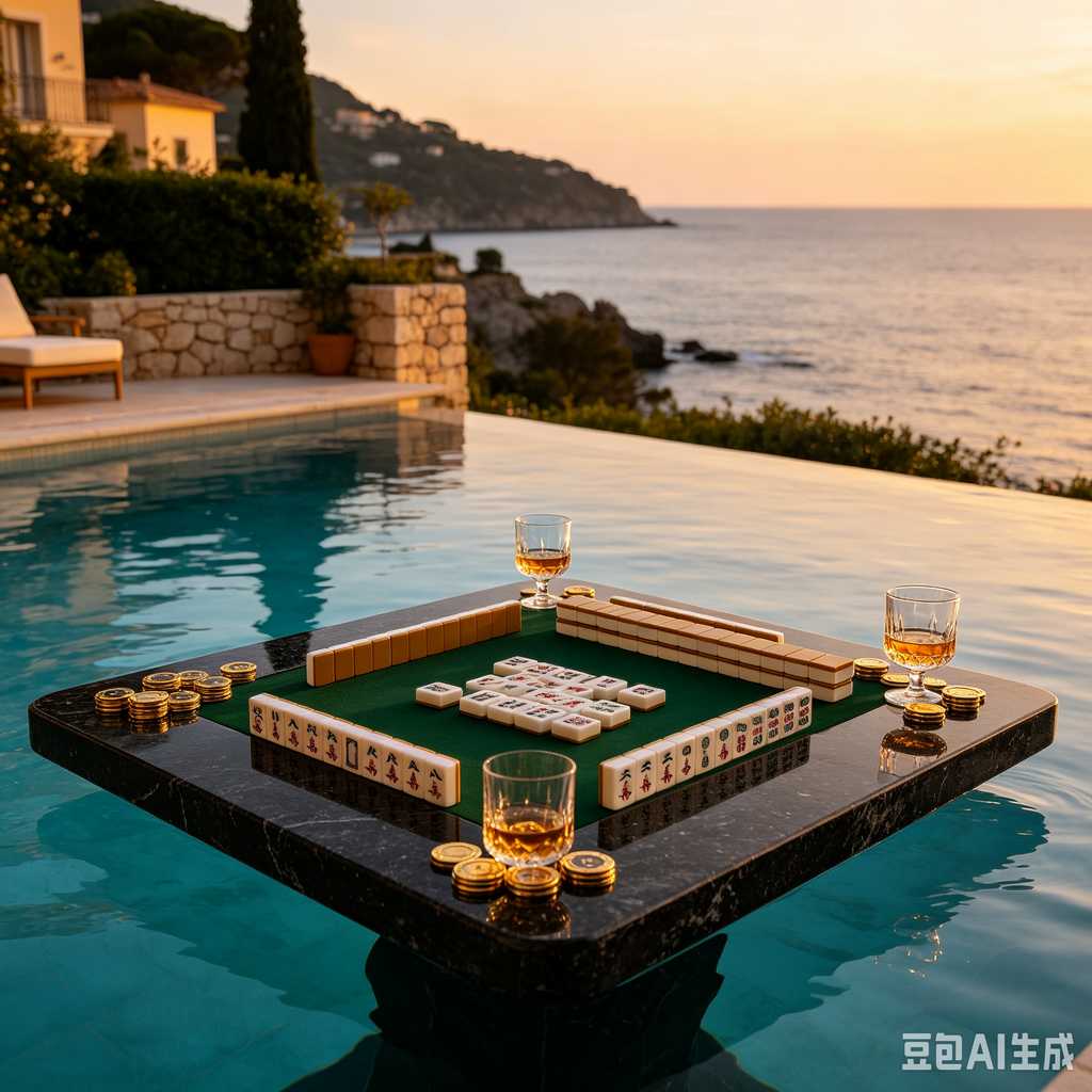 elegant text mahjong tiles